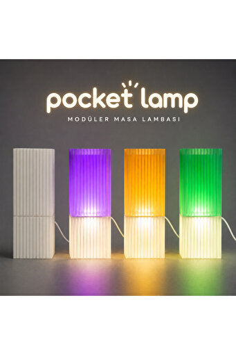 Pocket Lamba Modüler Masa Lambası – Ambiyans Gece Lambası