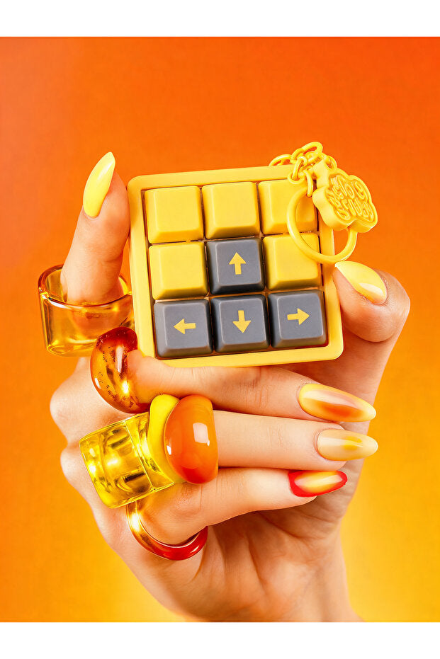 MANİ-KLAVYE Manifest Mini Klavye Clicker Stres Oyuncağı Anahtarlık Charm