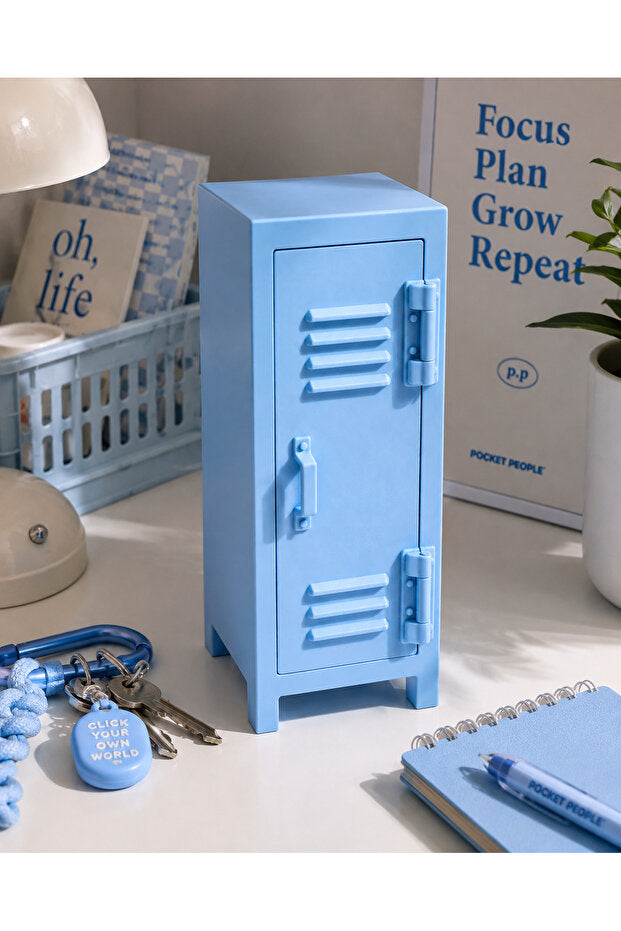 Pocket Locker Mini Masaüstü Dolap Organizer | Dekoratif Mini Locker