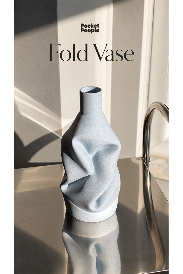 Fold Vase Dekoratif Vazo – Modern Kıvrımlı Tasarım