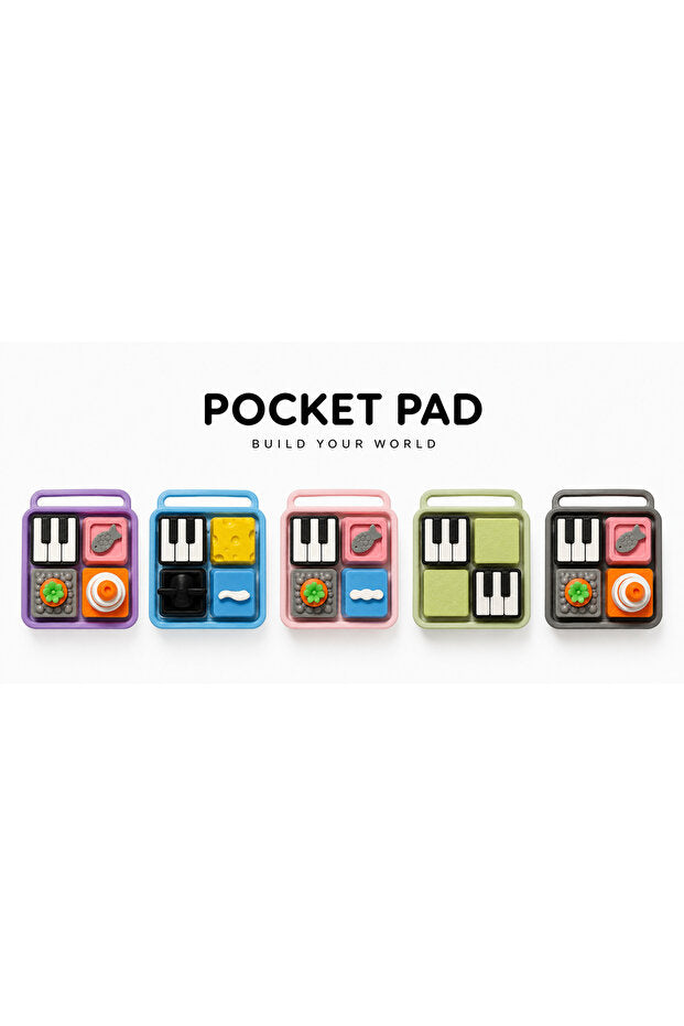 Pocket Pad Mekanik Klavye Clicker Anahtarlık