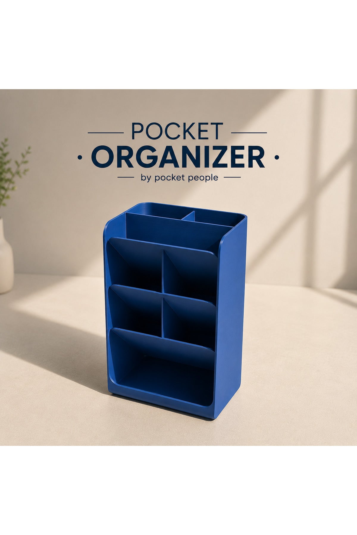 Pocket Organizer Çok Bölmeli Masaüstü Kalemlik