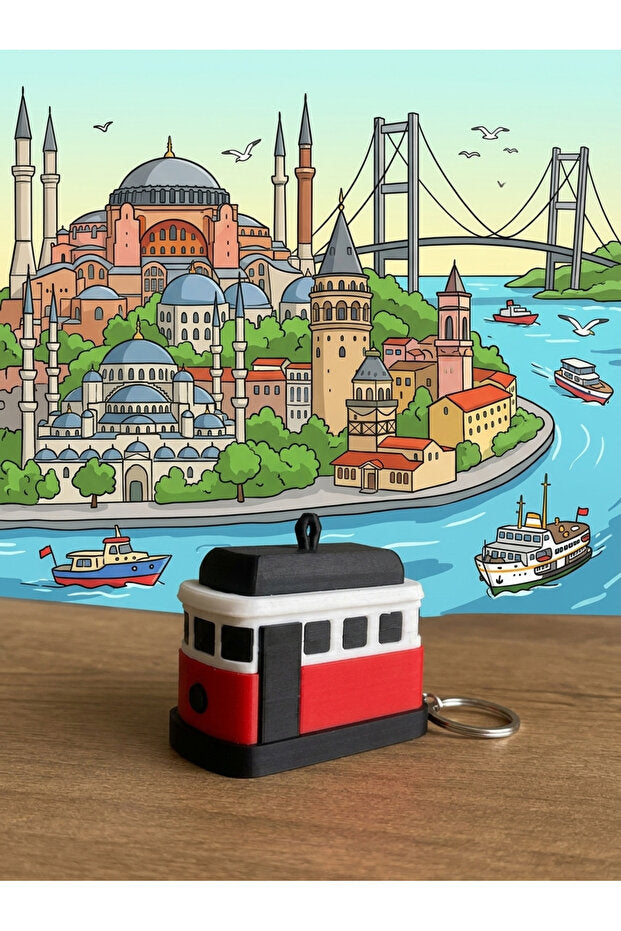 İstanbul Clicks Tramvay – Koleksiyonluk Clicker Anahtarlık