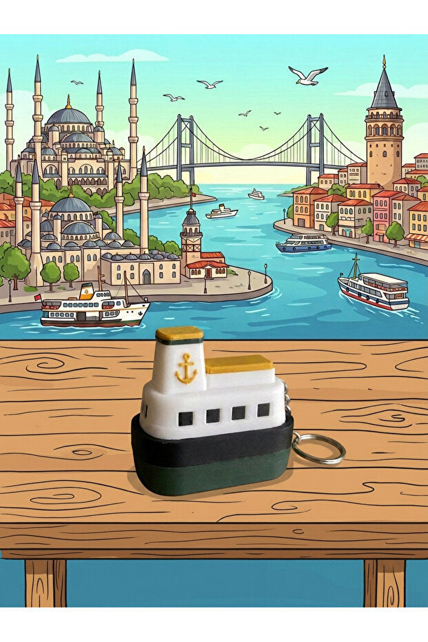 İstanbul Clicks Vapur – Koleksiyonluk Clicker Anahtarlık