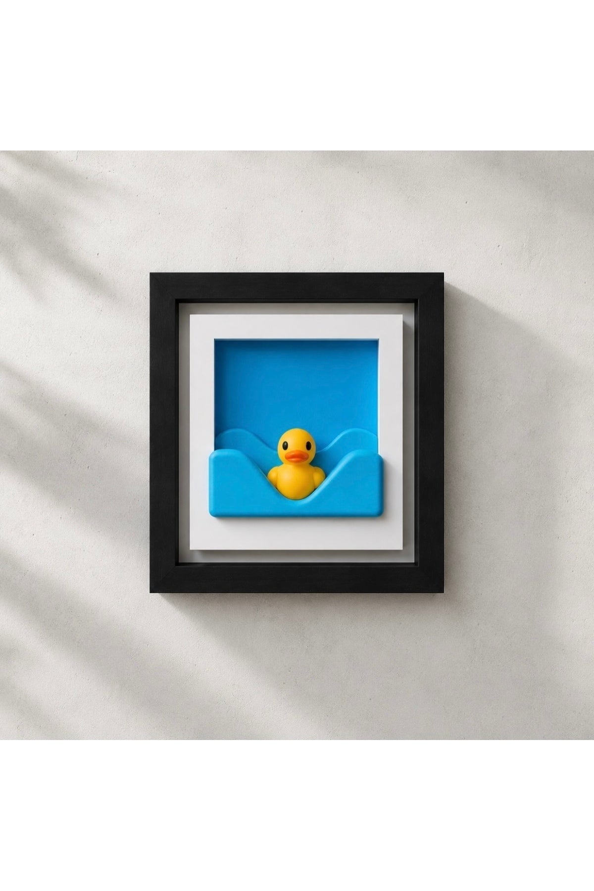 Duck's Attention – Ördek Figürlü 3D Dekoratif Duvar Tablosu