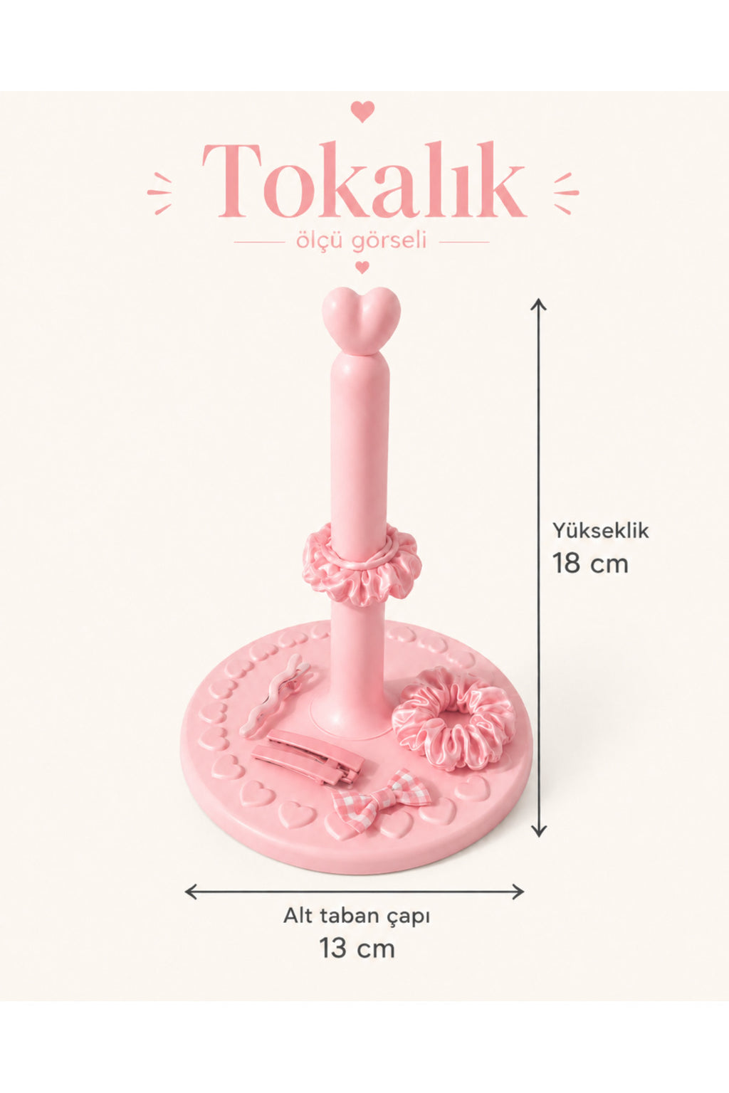 Tokalık Saç Tokası ve Lastik Organizeri