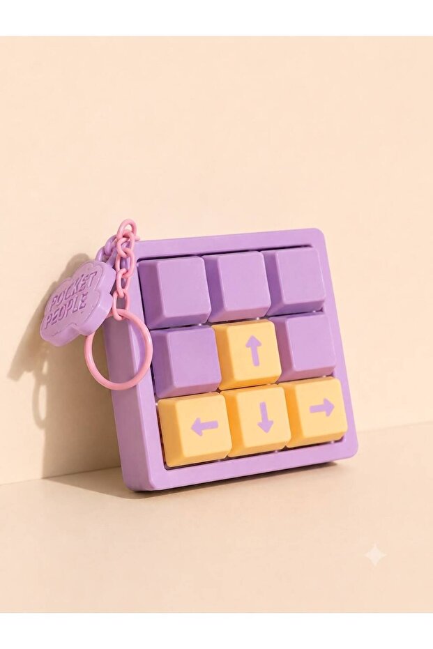 MANİ-KLAVYE Manifest Mini Klavye Clicker Stres Oyuncağı Anahtarlık Charm