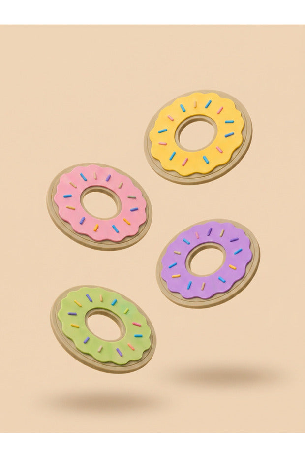 Donut Bardak Altlığı 4'lü Set – Dekoratif Masa Aksesuarı
