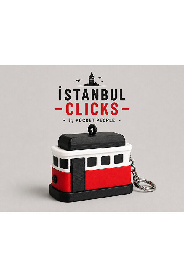 İstanbul Clicks Tramvay – Koleksiyonluk Clicker Anahtarlık