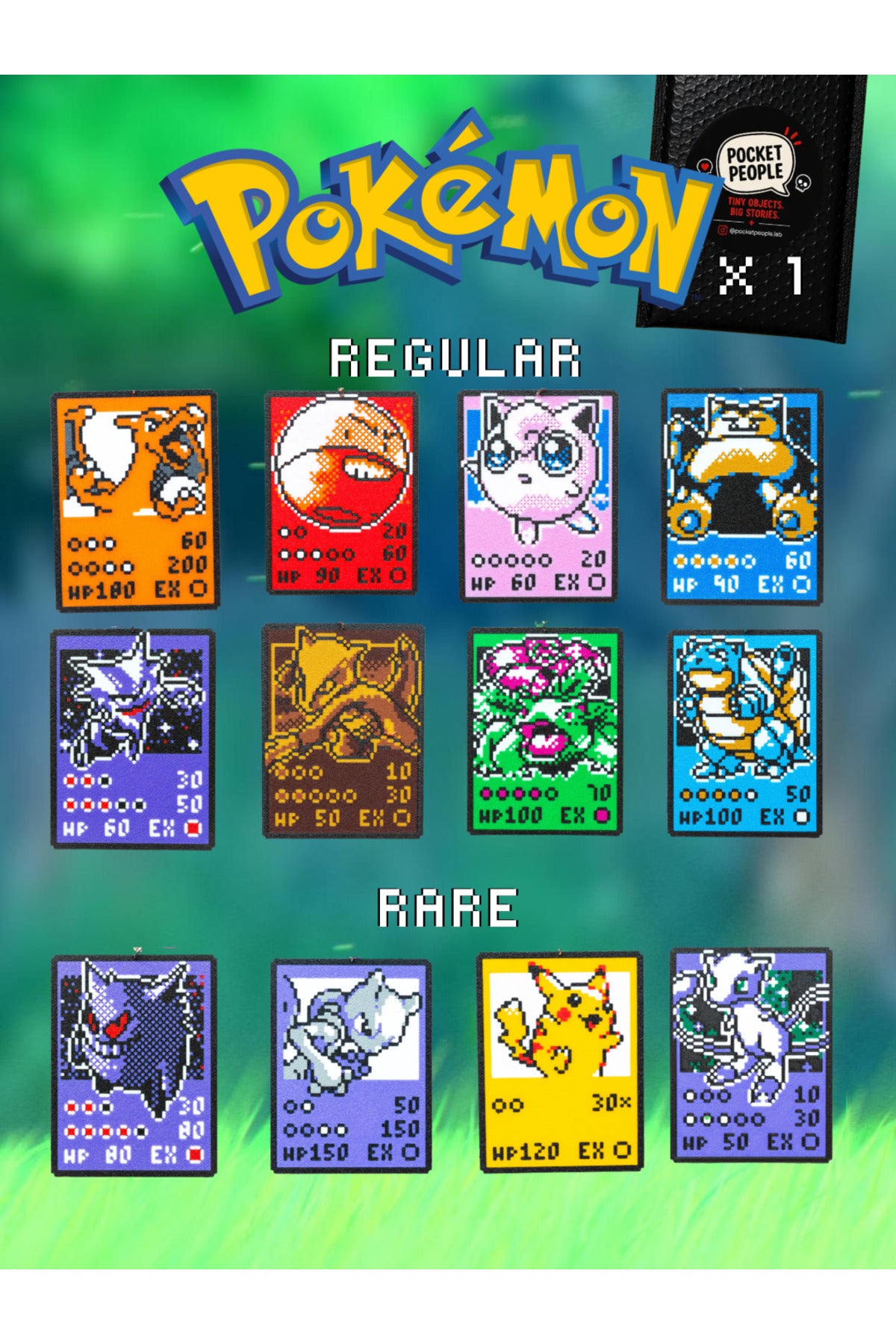 Pokemon 3D Koleksiyon Kartı Sürpriz Paket – Seri #001