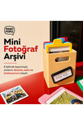 Mini Fotoğraf Saklama Kutusu – 6 Bölmeli Fotoğraf Düzenleyici