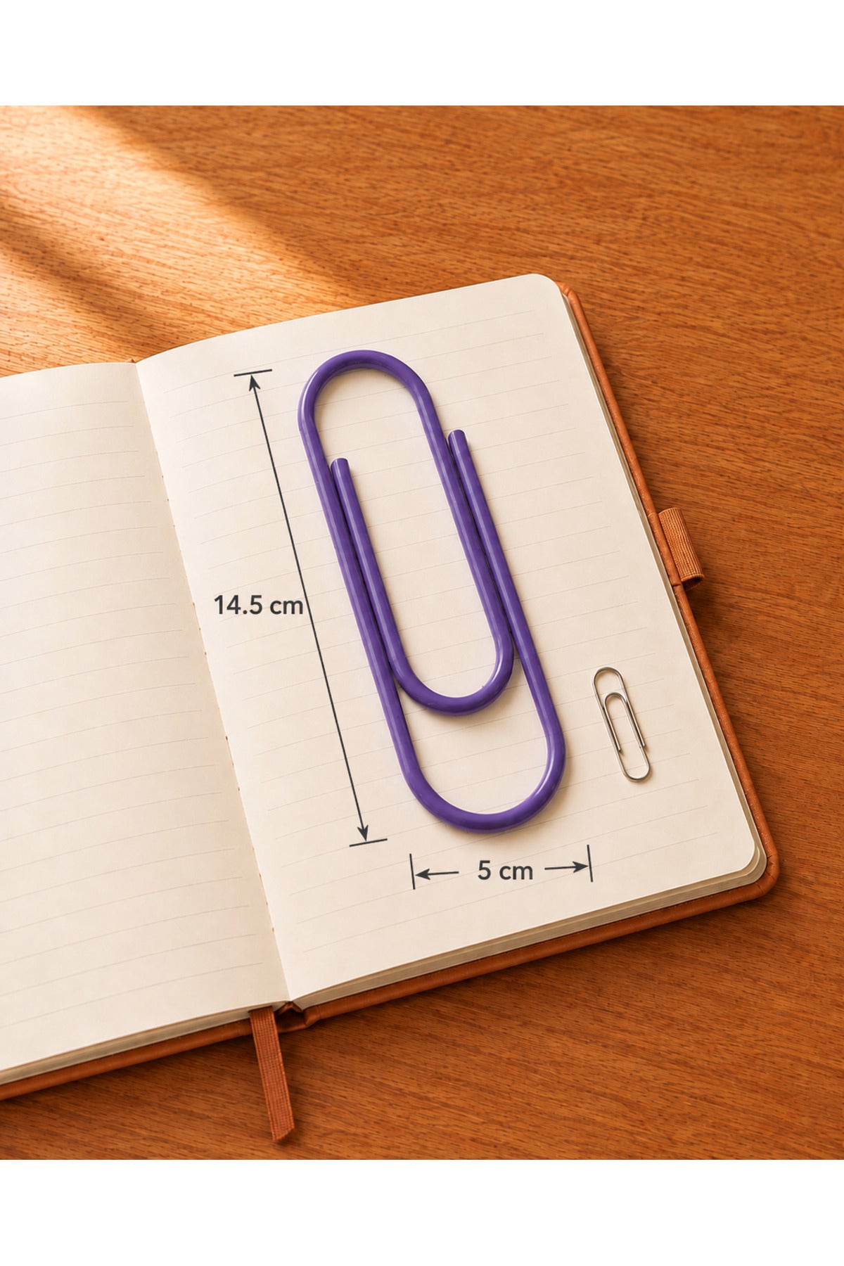 Dev Ataş Kitap Ayracı – Büyük Boy Renkli Defter Ayracı