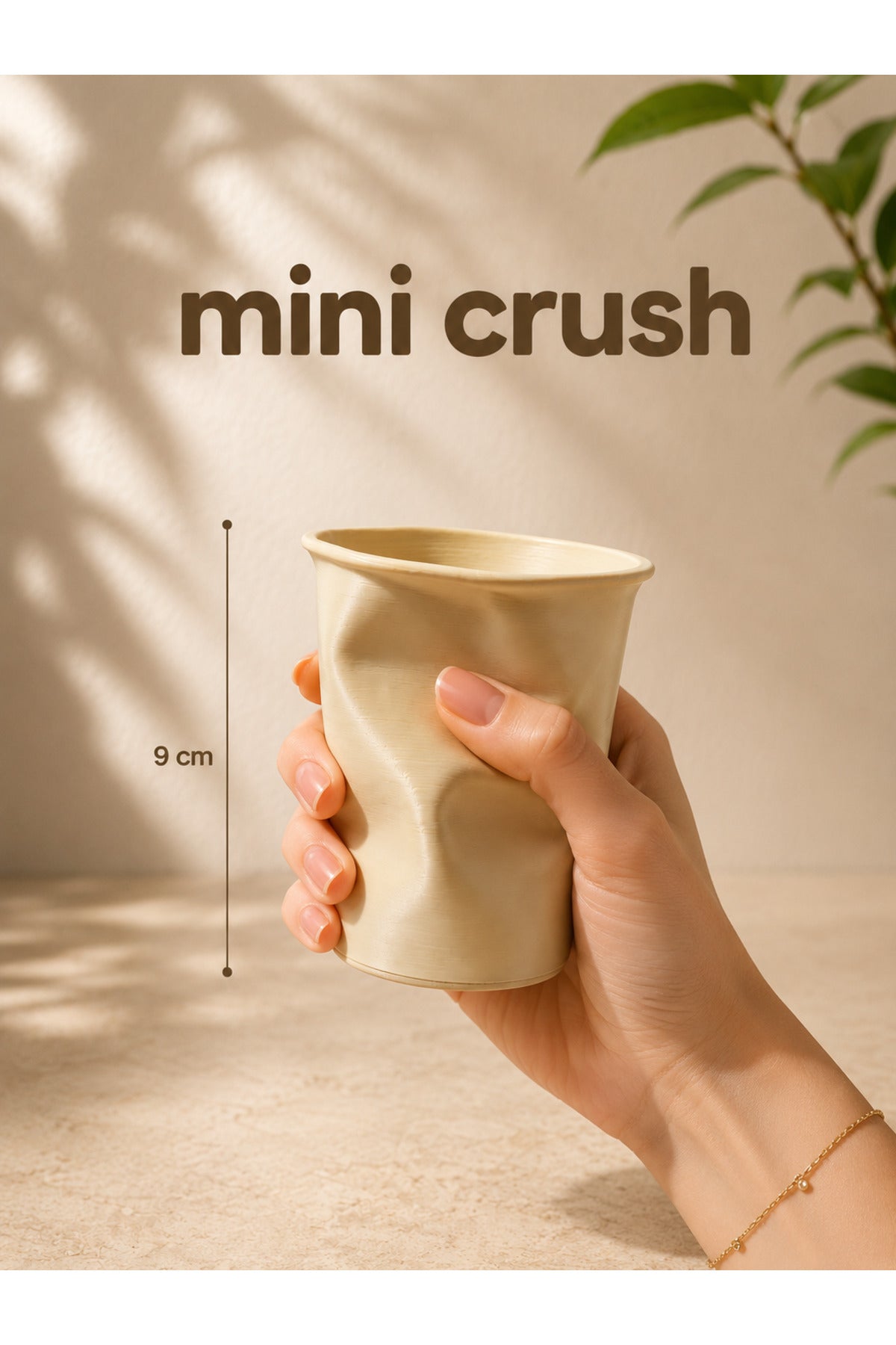 Mini Crush Dekoratif Organizer – Kalemlik, Fırçalık ve Masaüstü Düzenleyici