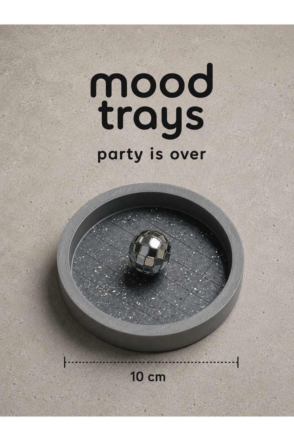Mood Trays Dekoratif Mini Tepsi 10 cm – Takı Organizer