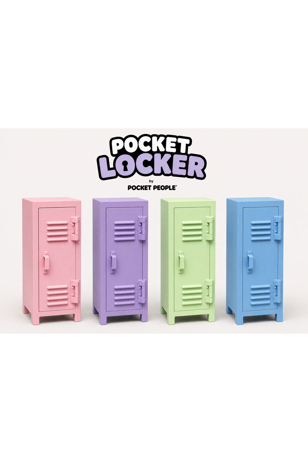 Pocket Locker Mini Masaüstü Dolap Organizer | Dekoratif Mini Locker