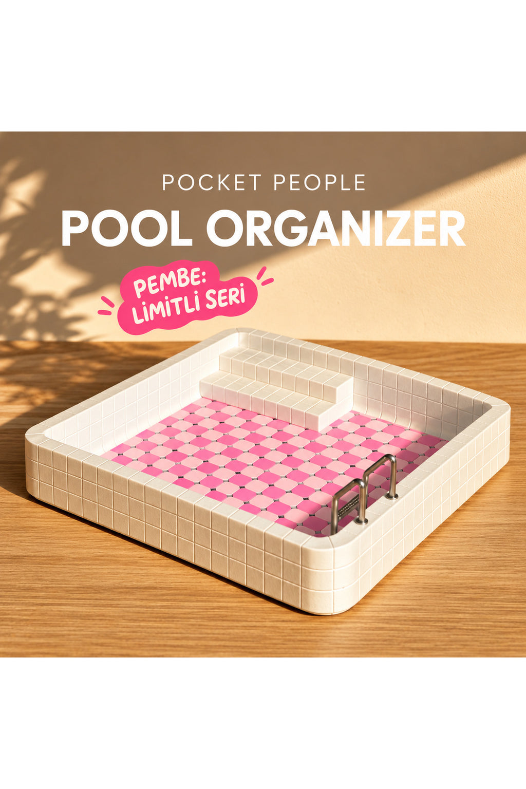 Pool Organizer Pembe