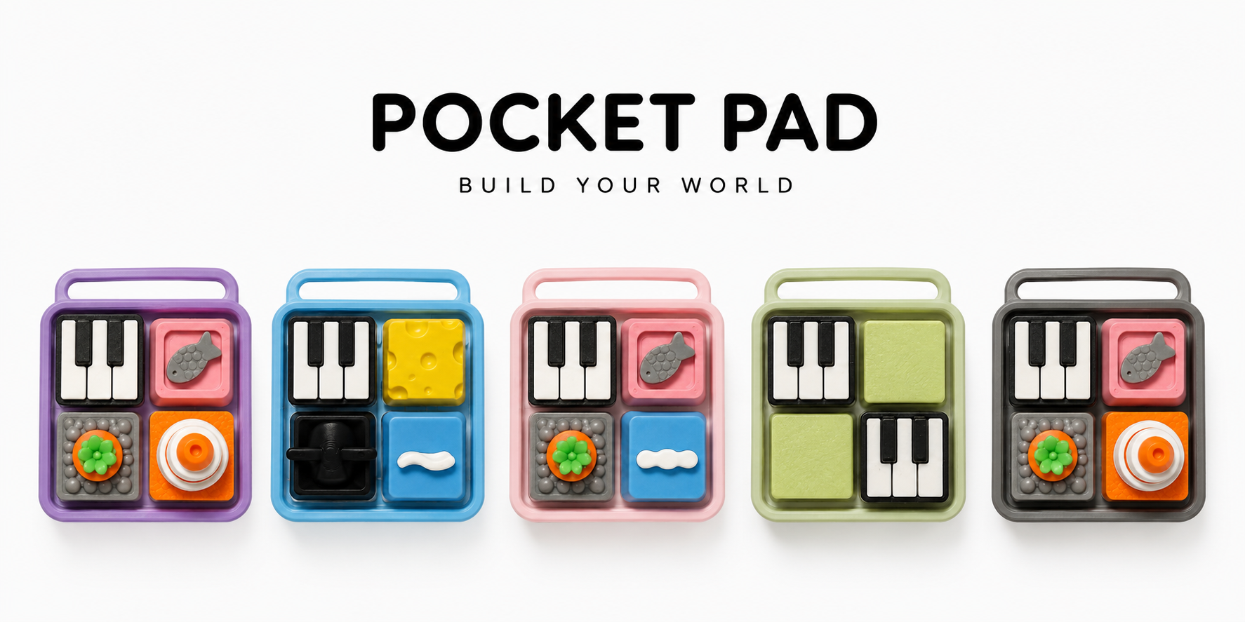 Pocket Pad Mekanik Klavye Clicker Anahtarlık