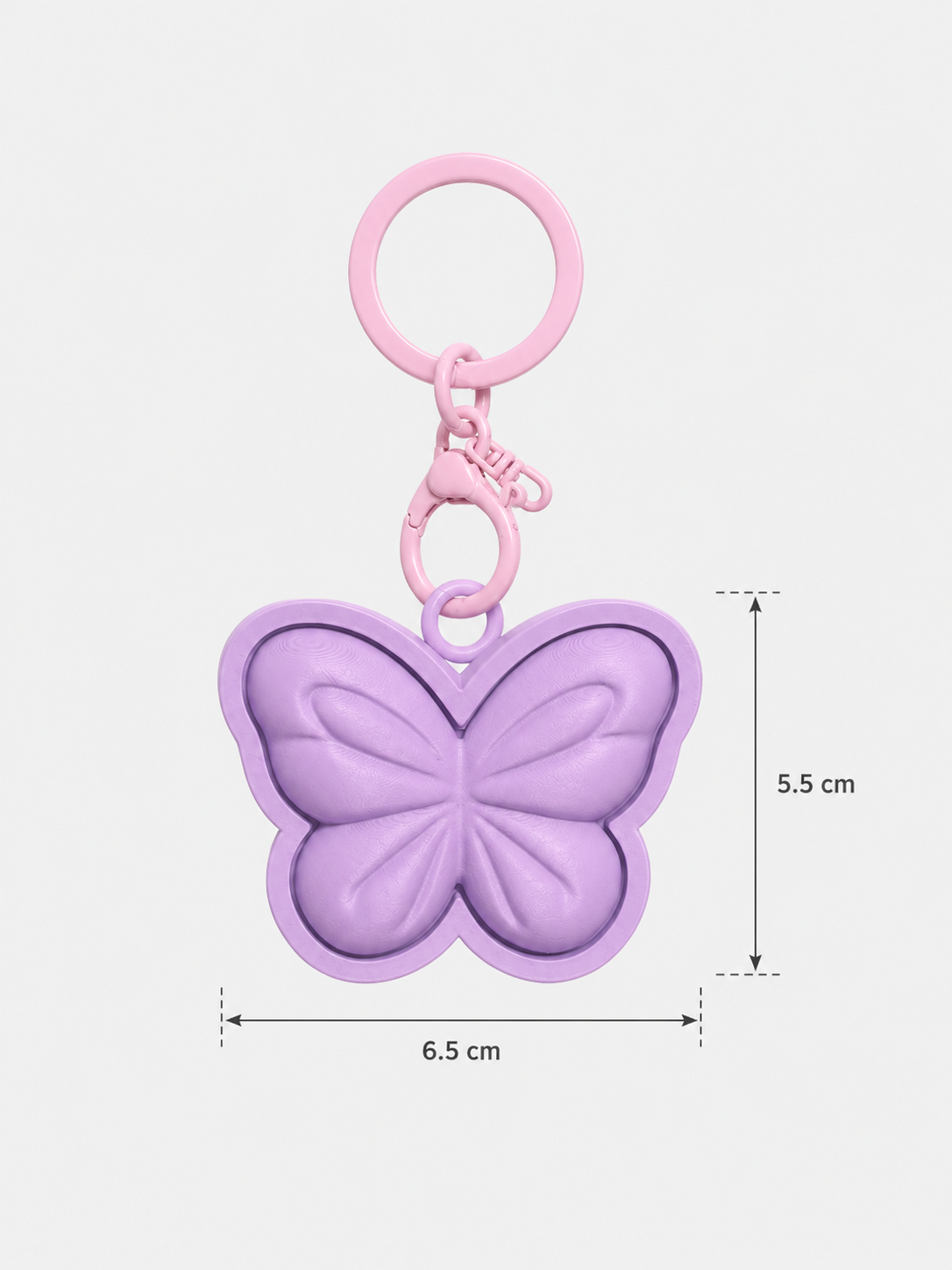 POFI Clicker Anahtarlık – Fidget Stres Oyuncağı Çanta Süsü