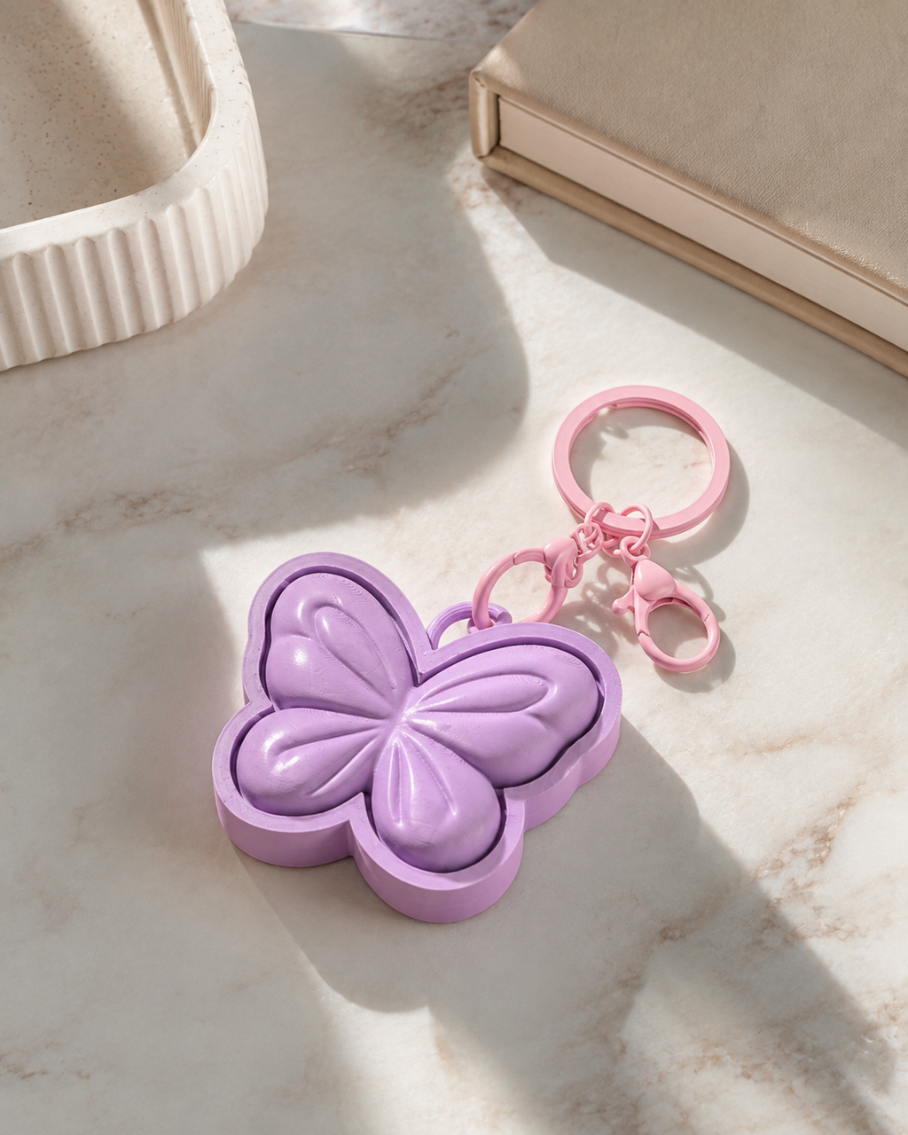 POFI Clicker Anahtarlık – Fidget Stres Oyuncağı Çanta Süsü