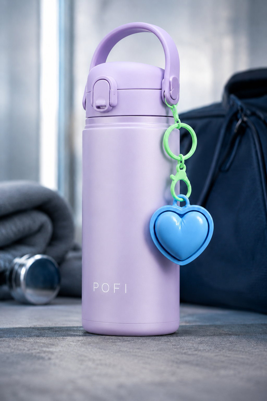 POFI Clicker Anahtarlık – Fidget Stres Oyuncağı Çanta Süsü