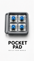 Pocket Pad Mekanik Klavye Clicker Anahtarlık