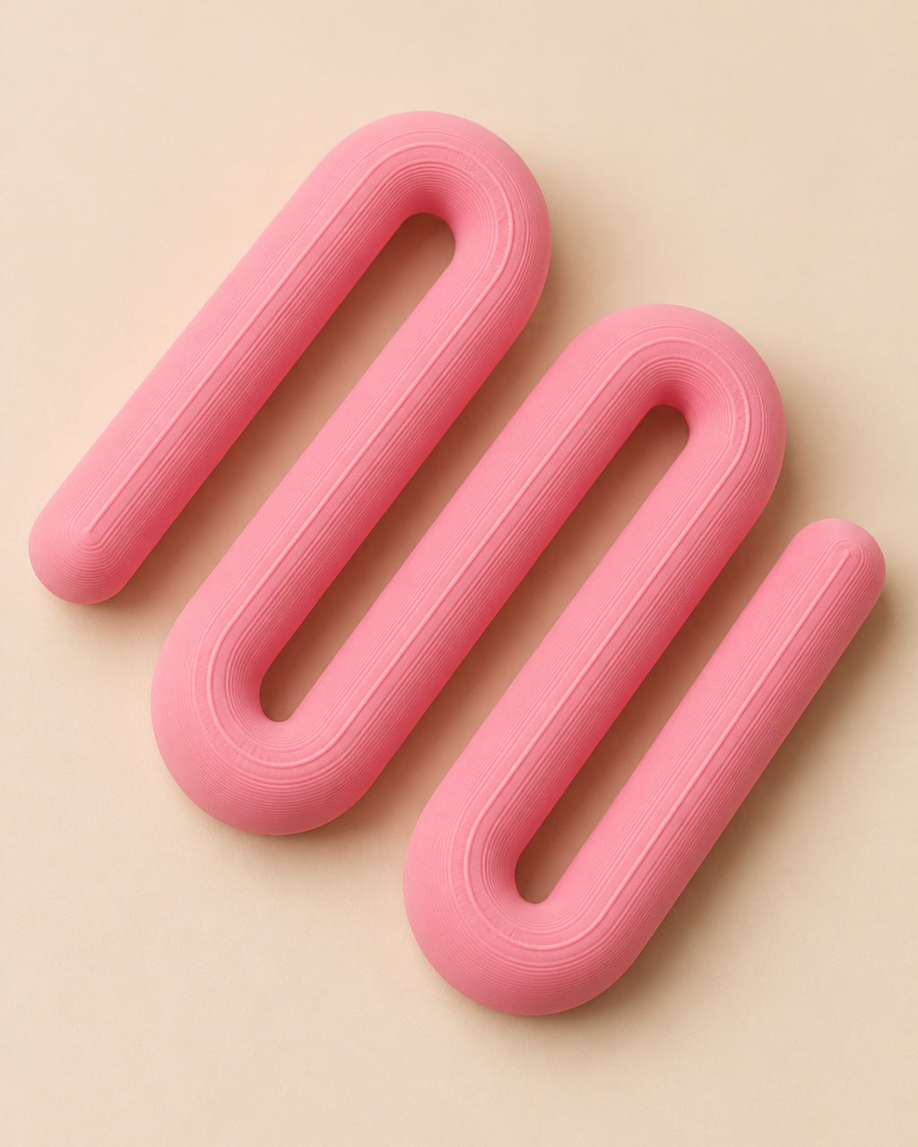 Zikzak pembe bardak altlığı