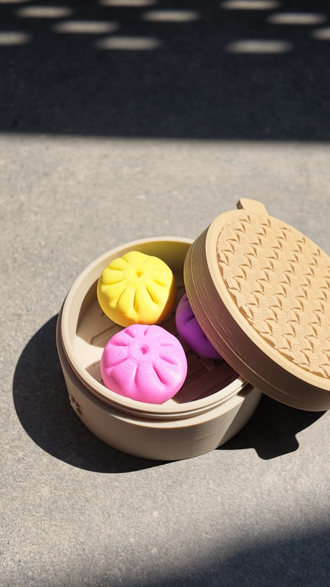 3'lü Dumpling Clicker Çin Mantısı – 3 Farklı Renk