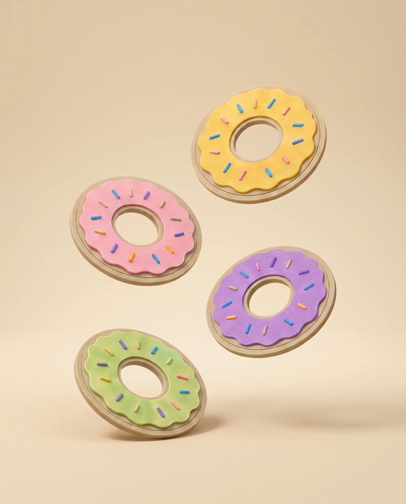 Donut Bardak Altlığı 4'lü Set – Dekoratif Masa Aksesuarı
