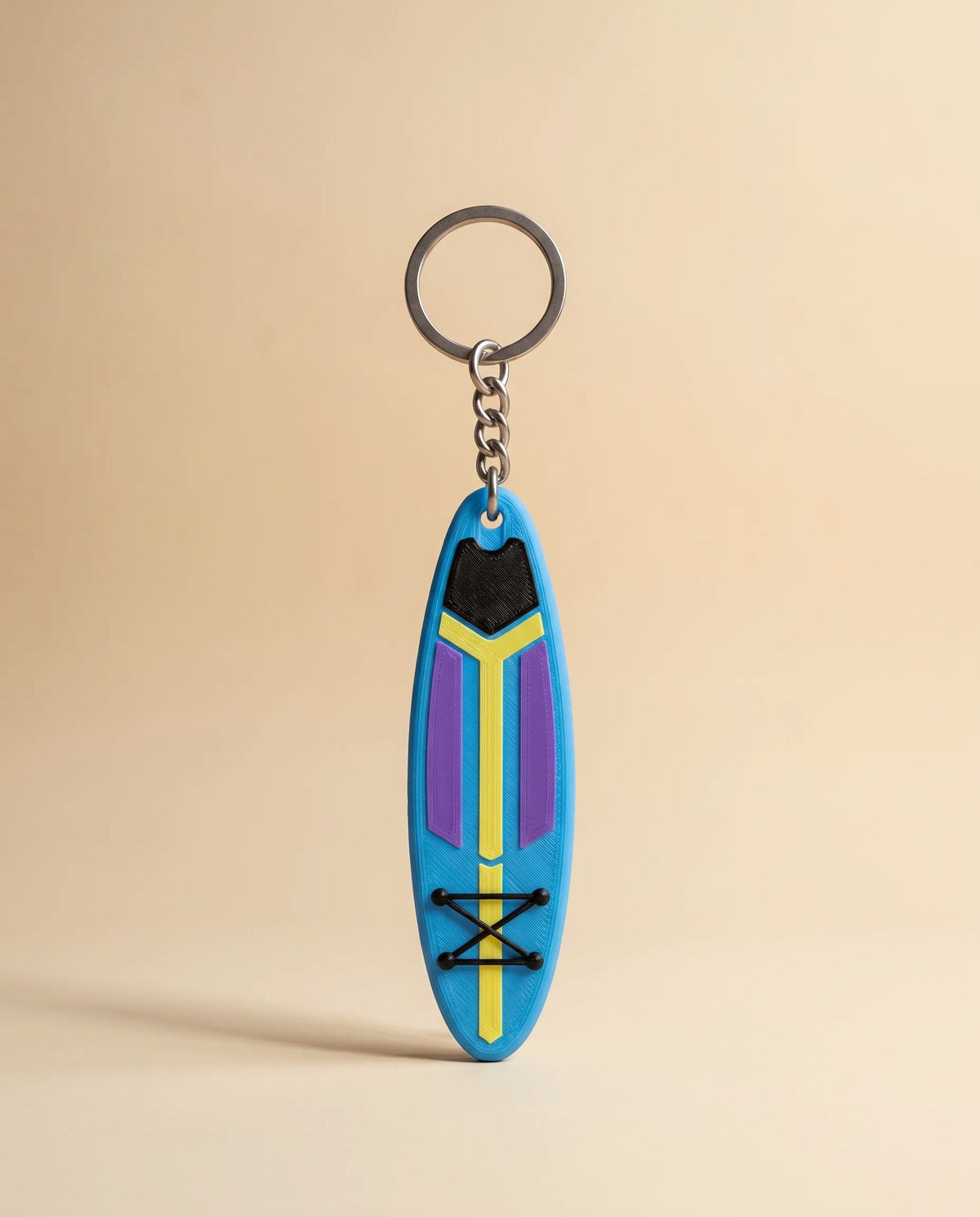 Mini SUP tahtası anahtarlık – paddleboard figürlü çanta süsü
