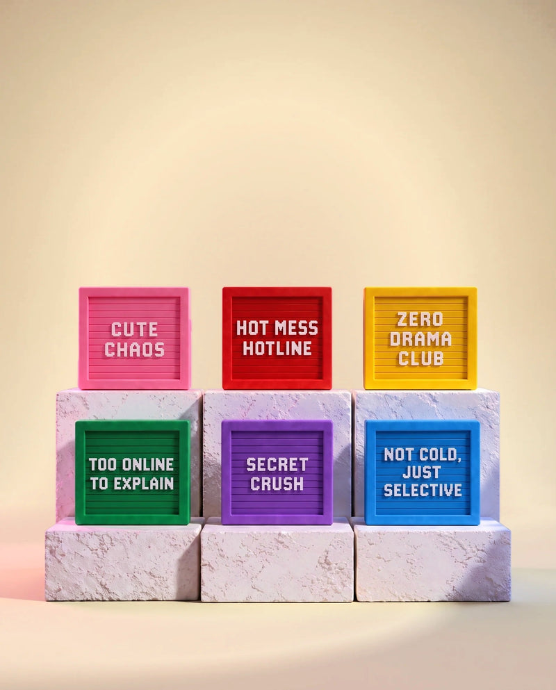 Frame Your Manifest Blind Box – Dekoratif Motto Çerçevesi 10x10 cm