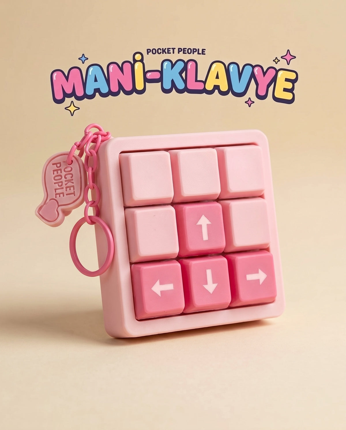 MANİ-KLAVYE Pembe