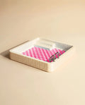 Pool Organizer Tray Pembe – mini havuz dekoratif tepsi