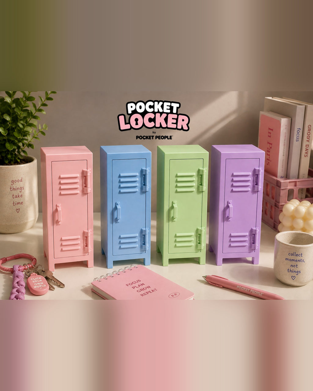 Pocket Locker Mini Masaüstü Dolap Organizer – 6. görsel