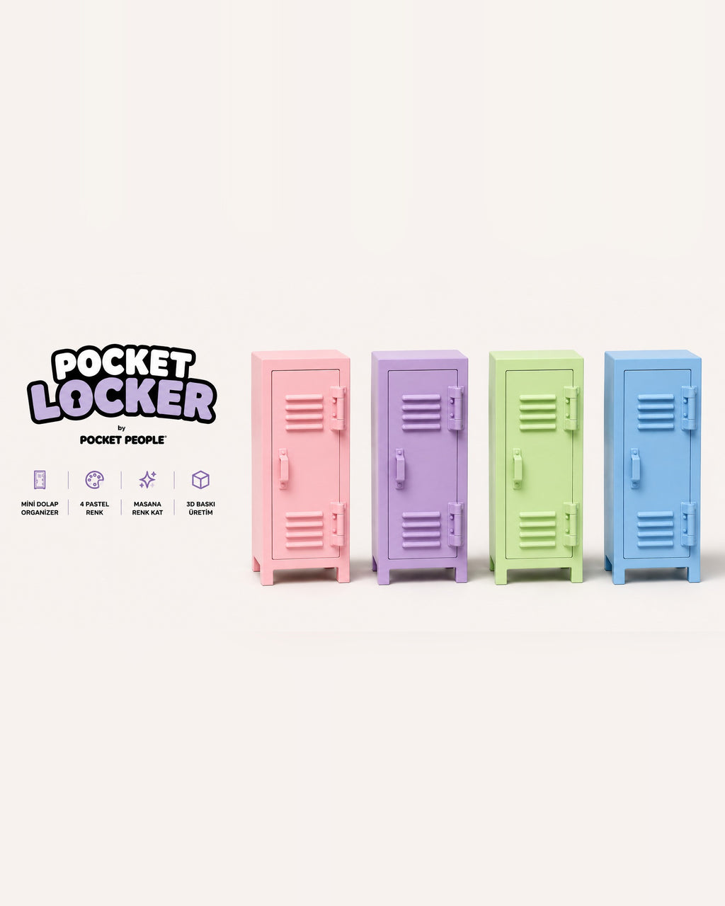 Pocket Locker Mini Masaüstü Dolap Organizer – 8. görsel