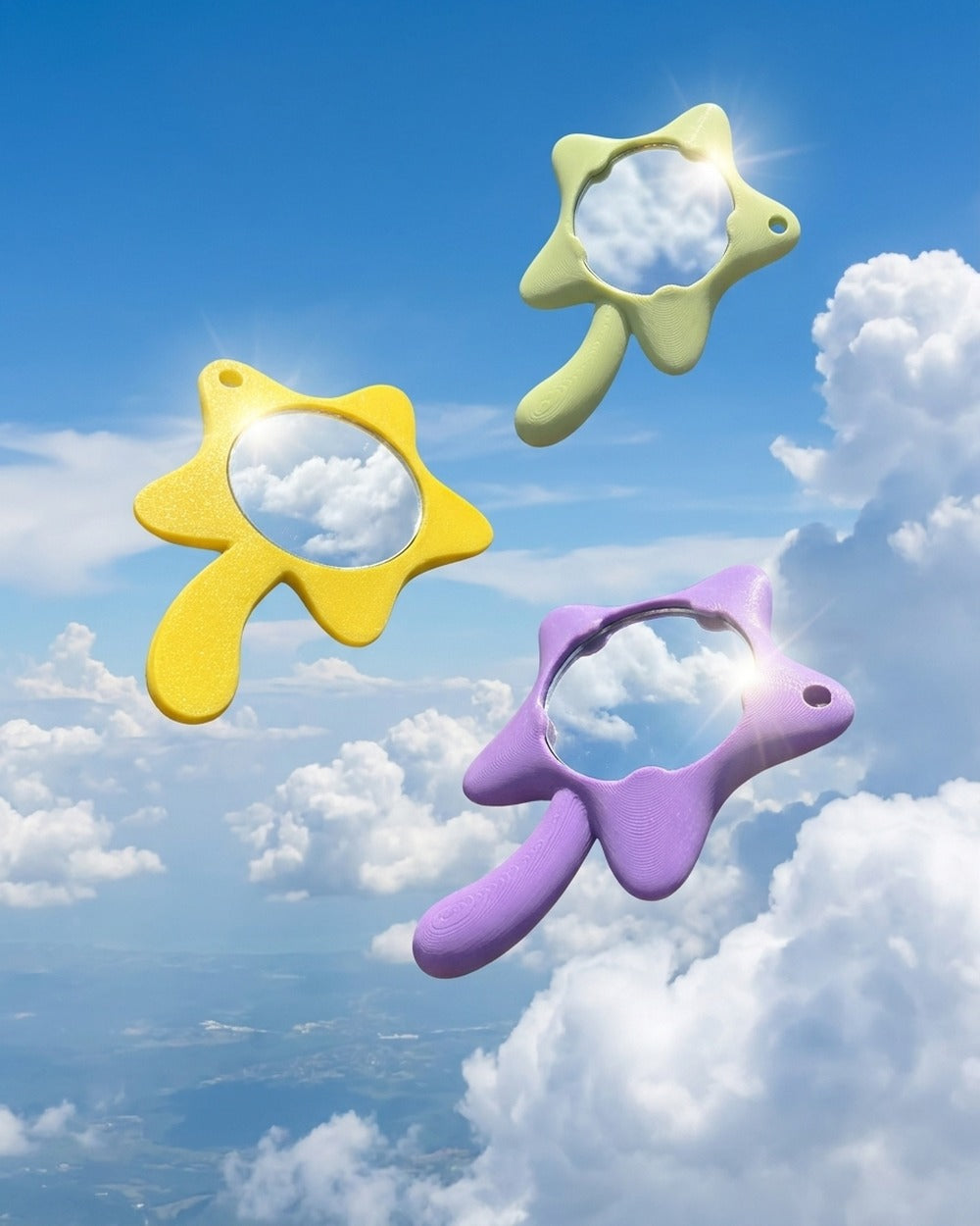 PocketStar Yıldız Cep Aynası Anahtarlık – 11. görsel