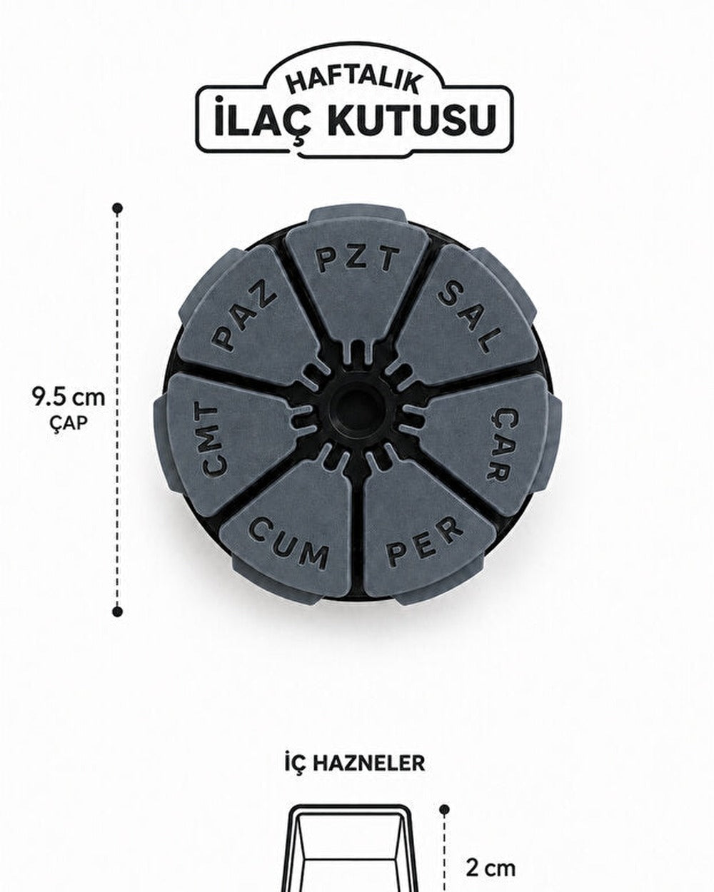 Haftalık İlaç Kutusu – 8. görsel