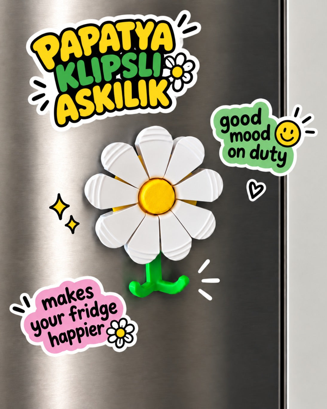 Papatya Klipsli Askılık – 2. görsel
