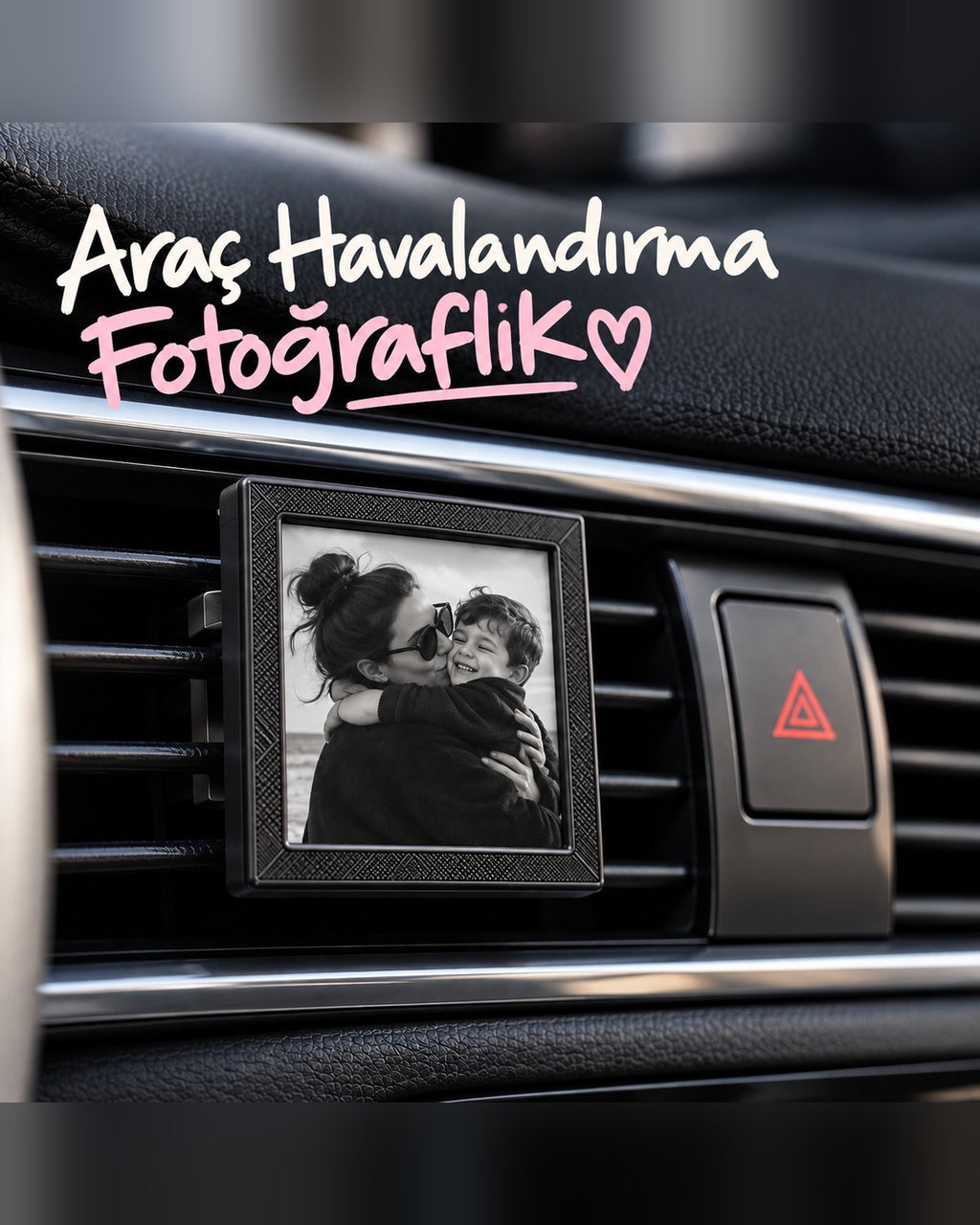 Kişiye Özel Araç İçi Fotoğraf Çerçevesi