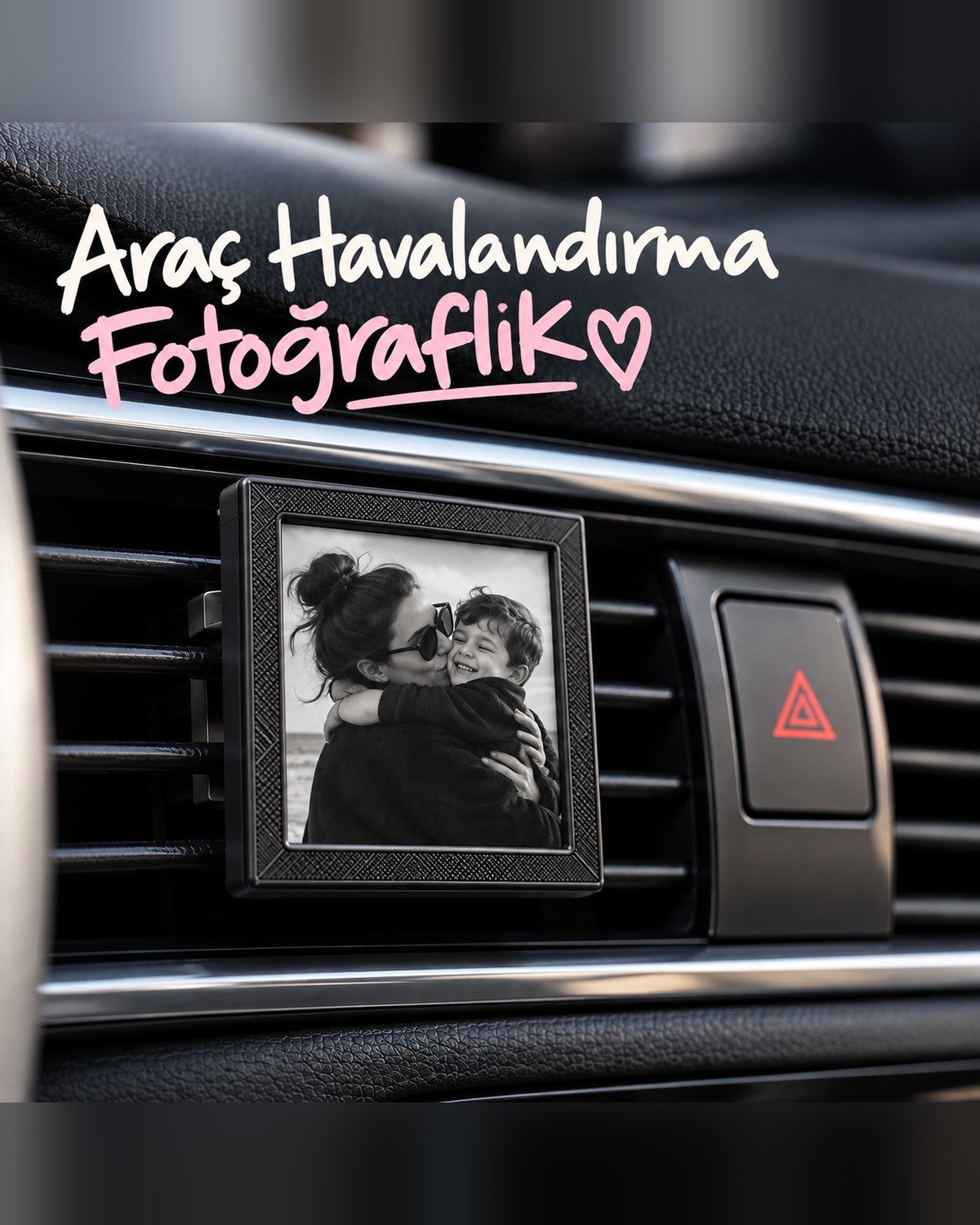 Kişiye Özel Araç İçi Fotoğraf Çerçevesi
