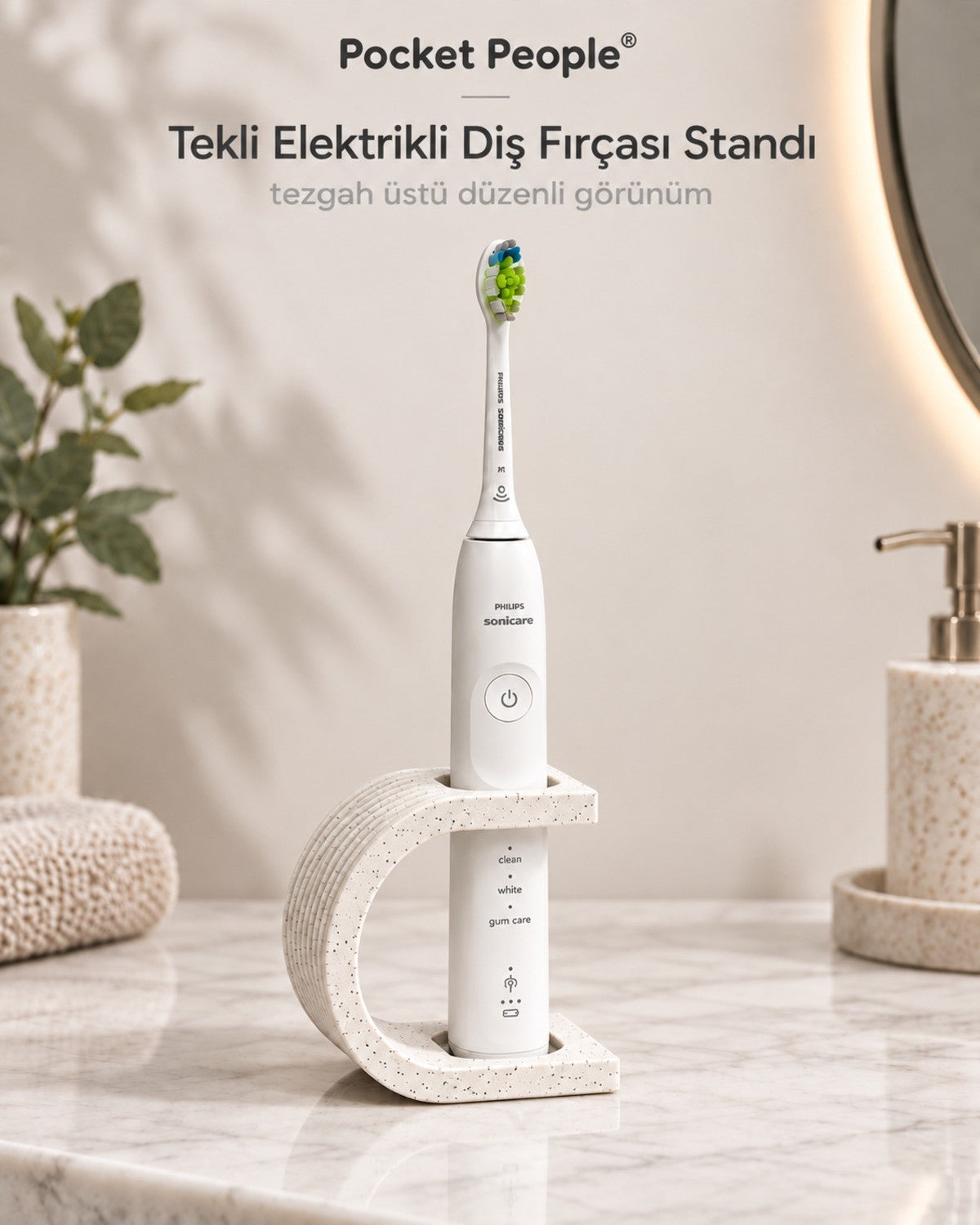 Şarjlı Elektrikli Diş Fırçası Standı