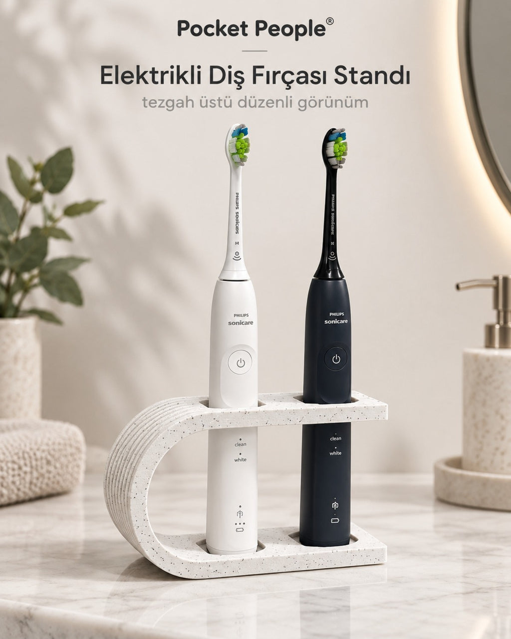 Şarjlı Elektrikli Diş Fırçası Standı