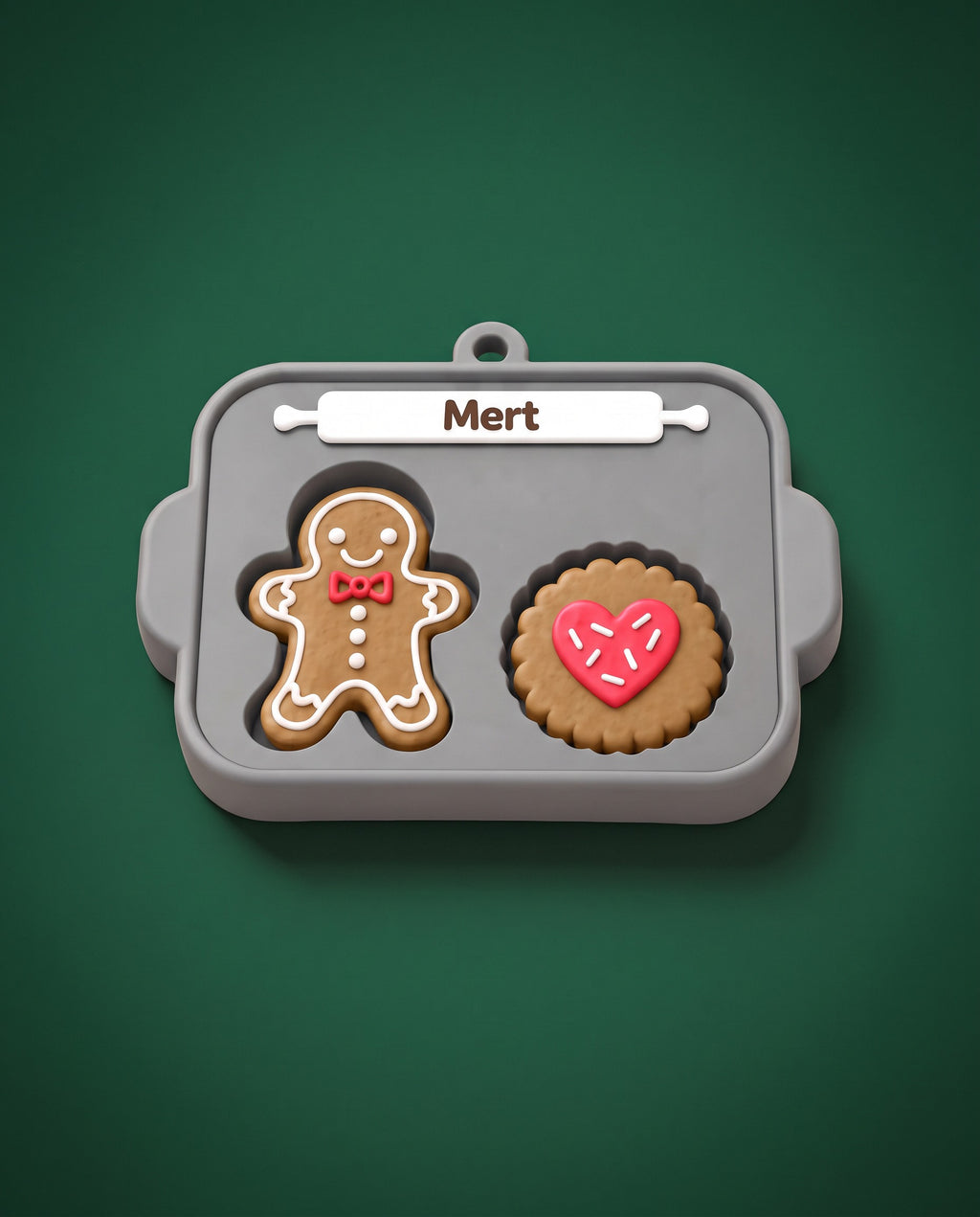 Kişiye Özel Gingerbread Family