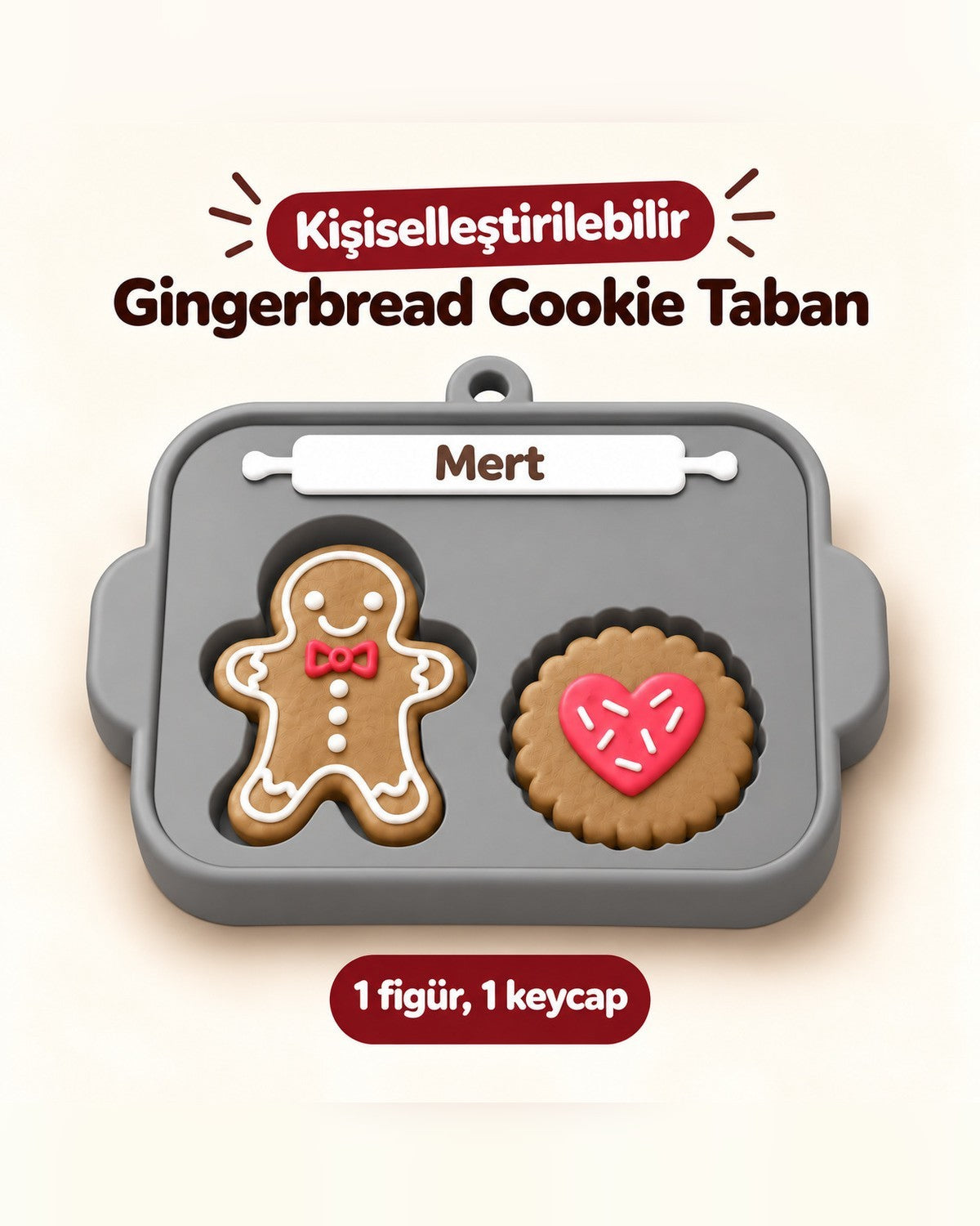 Kişiye Özel Gingerbread Family
