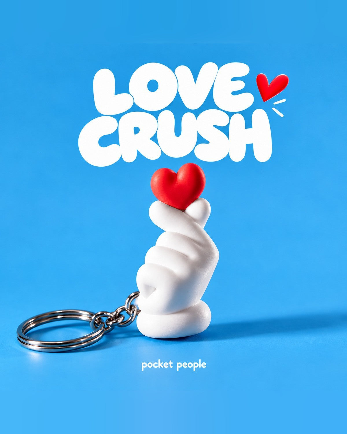 Love Crush Kalp Yapan El Anahtarlık