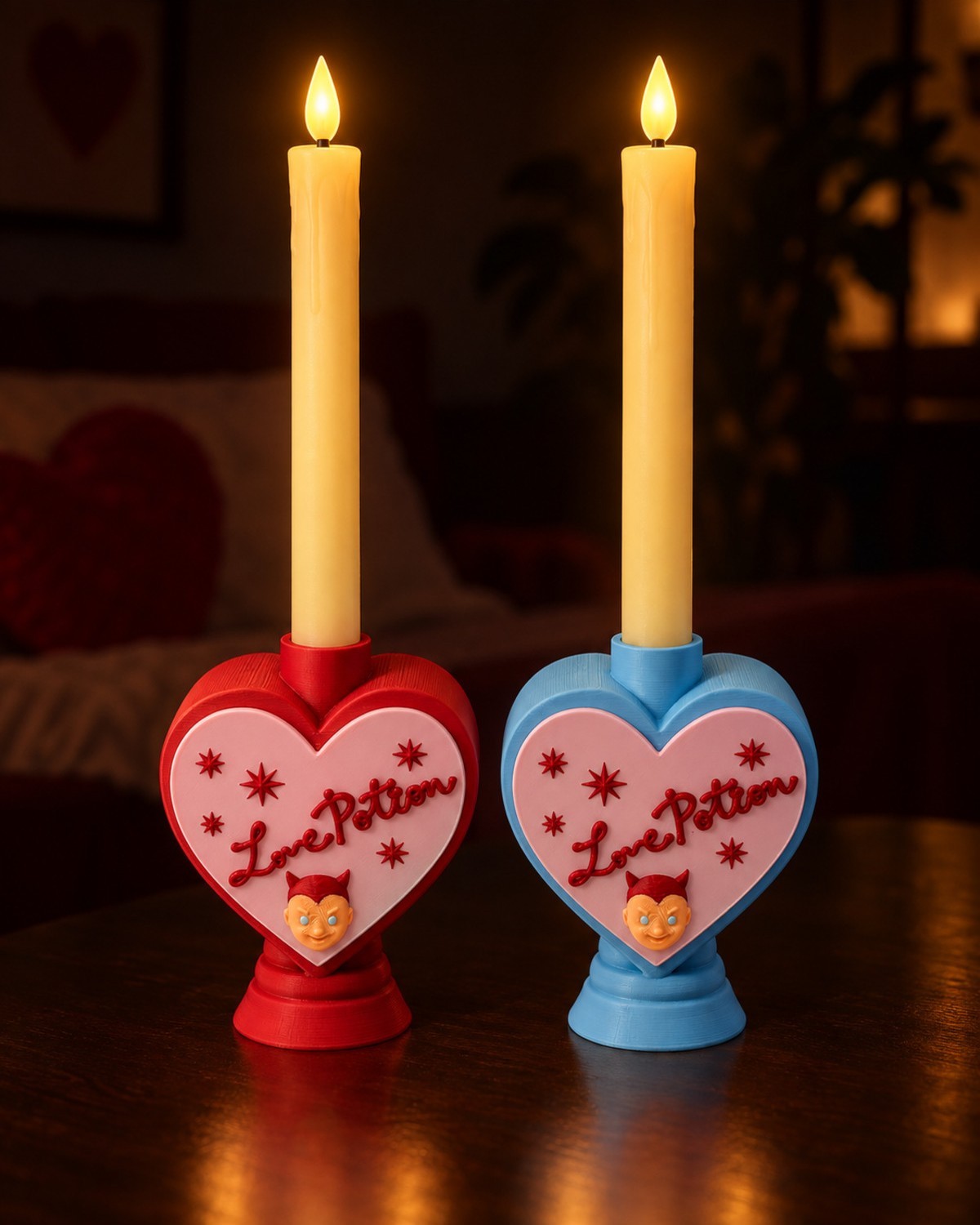 Love Potion Kalpli Şamdan