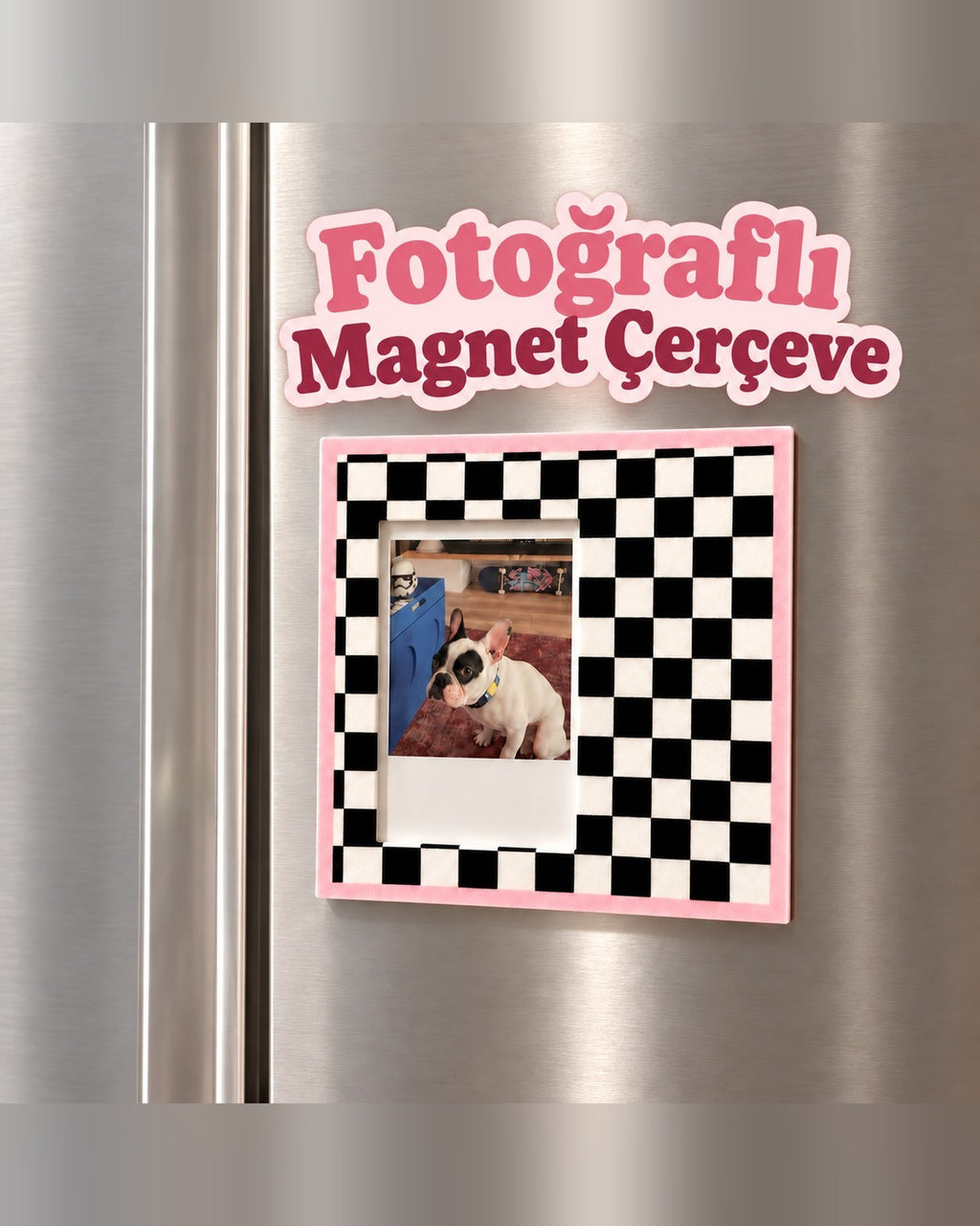 Fotoğraflı Magnet Çerçeve 12x12 cm
