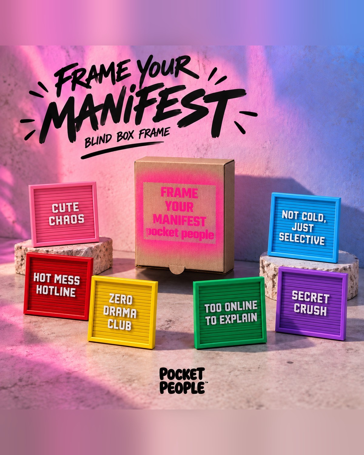 Frame Your Manifest Blind Box
