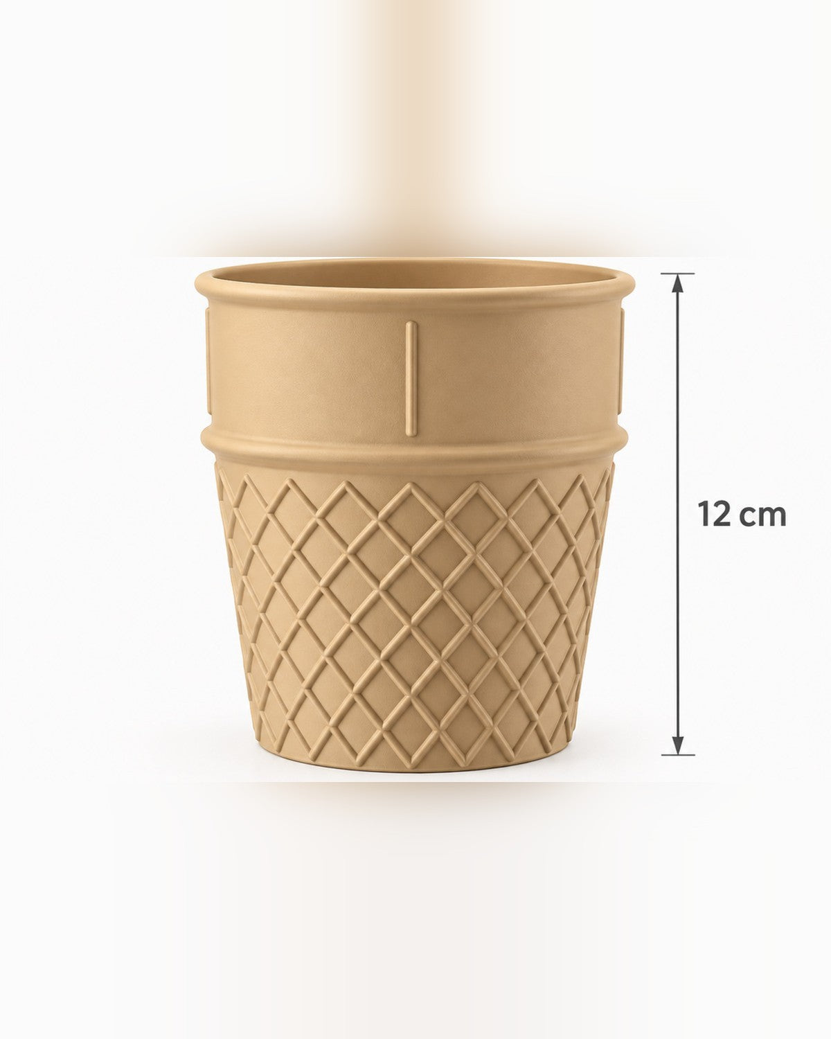 Külah Tasarımlı Mini Saksı 12 cm
