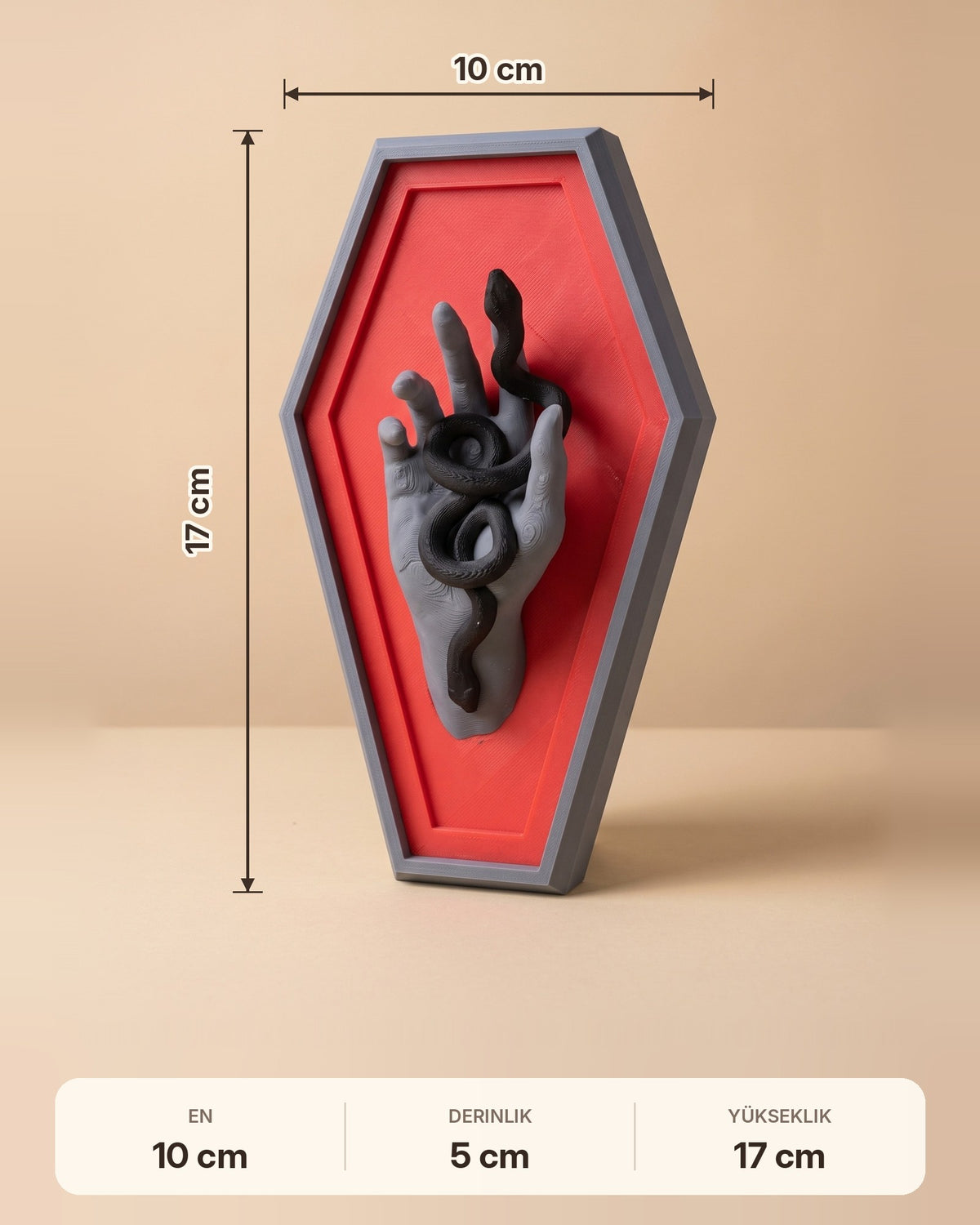 Ölçüler 10 x 5 x 17 cm